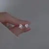 Pendientes Asimétricos en Forma de Corazón Creativos Ins Pendientes de Zirconia en Forma de Corazón para el Trabajo Pendientes Divertidos de Amor Ángel y Demonio