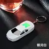 [Se Puede Enviar en Nombre de Otros] Encendedor a Prueba de Viento con Diseño Luminoso de Coche Deportivo de Alta Gama con Llama Verde, Regalo Creativo y Personalizado