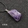 Europa y Estados Unidos los más vendidos colgante original de piedra púrpura rosa amarillo blanco cristal ojo de tigre jade Dongling piedra de uva ágata rojo del sur venta al por mayor