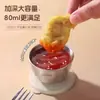 Mini Tazón para Dips de Acero Inoxidable 304 con Tapa Caja Doméstica para Ensalada de Tomate Taza para Salsa Vajilla Portátil Plato para Condimentos
