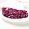 Pulsera de Múltiples Círculos de Granate para Mujer, Regalo de Joyería de Cristal, Dropshipping para Transmisiones en Vivo S2113008