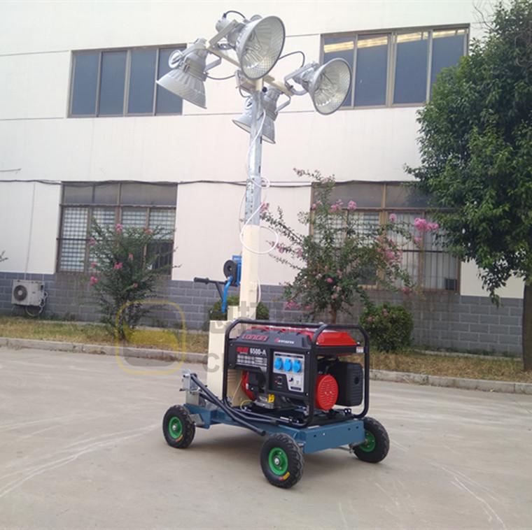 升降高度4米5米6米7米移动式加班照明车夜间小物件看见球形照明车