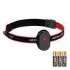 Mini linterna frontal COB de luz suave transfronteriza, portátil, para correr, 3 pilas AAA, ligera para exteriores, senderismo, pesca nocturna