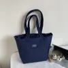 Bolsa de Algodón Ins para Mujer 2025 Nueva Bolsa Tote Casual de Gran Capacidad Bolso de Hombro de Moda Venta al por Mayor Transfronteriza