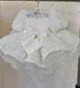 Vestido de Festa Branco para Meninas, Vestido de Festa para Aniversário e Daminha com Cauda Deslumbrante, Doce Vestido de Princesa para o Dia a Dia