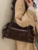 Moda Primavera 2026 Bolso Tote Simple Estilo Retro Bolso de Hombro para Mujer Tendencia Nicho Chic Bolso de Axila