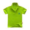 Camiseta Polo de Rayas Transfronteriza para Niños Verano Camiseta con Cuello Camisa Manga Corta de Algodón Puro para Niños Camisetas de Media Manga para Bebés