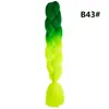 Trenza Jumbo Africana de Colores, Trenzas Sueltas Grandes, Rastas de Color Degradado, Procesamiento Personalizado