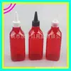 Botella transparente con tapa puntiaguda 250ml botella cuadrada blanca con tapa puntiaguda botella de pegamento con tapa puntiaguda tapa puntiaguda botella de aceite con tapa puntiaguda botella con boquilla puntiaguda