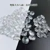 Accesorios para lámparas de cristal máquina molde cuentas octogonales hilo de color transparente cuentas sueltas cortina cortina de puerta decoración de boda partición de entrada