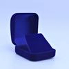 Caja de Insignia Curva Caja de Joyería Caja de Anillos de Terciopelo de Alta Gama Caja para Broches Caja para Collares Pendientes Aretes Caja de Almacenamiento de Joyería
