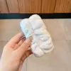 Linda diadema de felpa para lavarse la cara, diadema antideslizante de pinza de cangrejo, a prueba de humedad, diadema especial para lavarse la cara y deportes