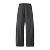 FEE THE END Calça Casual Solta Simples Tendência Masculina Outono Inverno Quente Lã Longa K211