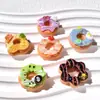 Juguete de comida simulada, frutas, donas, accesorios de pegamento de crema DIY para fundas de teléfono, pinzas para el cabello, materiales hechos a mano, decoraciones de resina