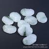 Jade Africano Natural Jade Tianshan Jade Jade Seda Dourada Pingente Cadeado Peônia Borboleta Acessórios para Colar DIY