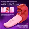 Vibrador de Língua Medusa, Vibrador de Língua para Masturbação, Estimulação Clitoriana, Provocação do Ponto G, Produto Sexual de Maré Instantânea