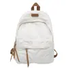 Mochila de Lona Retro de Comercio Exterior para Hombre de Gran Capacidad para Estudiantes de Secundaria Preparatoria Universidad Bolsa Escolar Mochila Casual Simple de Gama Alta