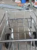 Carro de tigre resistente, carretilla de mano de dos ruedas, carrito pequeño, carro de arrastre, remolque, portador de carga tirado a mano, vehículo de transporte resistente
