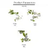 Decoración para el Hogar Nueva Flor Artificial Rama de Osmanthus sin Hojas Accesorio para Fotografía Planta Artificial Flor Falsa Osmanthus Dorado Fragancia de Mil Millas