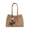 Bolsa Tote Feminina para o Trabalho 2026 Novo Modelo Bolsa de Ombro Vintage de Alta Qualidade Bolsa de Mão de Grande Capacidade