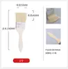 Fabricante en stock mango de madera cerdas de cerdo pincel de pintura pincel para barbacoa sin pelusa pincel de pelo plano herramientas de ferretería pincel de pintura