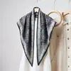 Bufanda de Seda Fina Multifuncional de Verano para Mujer, Chal de Moda y Elegante, Bufanda para el Cuello, Cubre Vestido, Envoltura para la Cintura, Pañuelo para la Cabeza, Pañuelo Triangular