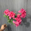Gerbera Simulada de 5 Cabezas Salón de Bodas Pantalla para el Hogar Accesorios de Fotografía Diseño de Escena Guirnalda de Flores de Mano