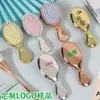 Mini Pente de Almofada de Ar Cor Eletrodepositada Pequeno Pente de Bolsa de Ar Portátil Baggable Pente de Massagem Infantil Presente Pente de Cabelo