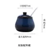 Botella de Condimento Cerámica Olla de Salsa de Soja Olla de Vinagre Restaurante Comercial Cocina Japonesa Olla de Condimento traje Olla de Sal de Chile Juego de Tres Piezas