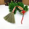 Festival del Bote del Dragón Mini Escoba Pequeña Hecha a Mano para Mudarse a una Casa Nueva, Colgante de Escoba de Semilla de Sorgo, Decoración de Año Nuevo, Buena Suerte en la Casa