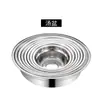 Acero Inoxidable 304 Recipiente para Sopa Recipiente Multiusos Recipiente Redondo Engrosado Plato Profundo para Cocina y Comedor Multitamaño Tazón de Sopa Recipiente para Especias