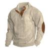 Otoño e Invierno nueva chaqueta exterior para hombre de venta caliente transfronteriza Amazon de pana casual con cuello alto suéter de manga larga en stock
