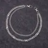 Amazon Explosions Corrente Cubana Espinho hiphop Hip Hop Aço Titânio Corrente de Calça Aço Inoxidável Personalizado Punk Corrente de Calça Sênior