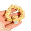 Mermelada de Mantequilla~ Lindo Oso Pequeño Lazo para el Cabello para Mujeres, Diadema de Alta Gama, Accesorio para el Cabello, Scrunchie Grande