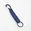 Llavero de Supervivencia al Aire Libre Llavero Trenzado de Paracord Anillo Llavero Colgante de Paracord Llavero de Paracord