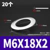 Arandela Acero Inoxidable 304 Arandela Plana Grande Redonda Engrosada Metal Tornillo Mesón M2M3M4M5-M30
