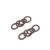 Corrente de Extensão de Corrente de Quatro Seções Pintada Colorida, Corrente de Extensão Pintada para Cauda, Acessórios de Material para Chaveiro de Joias Feito à Mão DIY