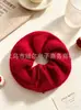 Gomas Elásticas para el Cabello de Alta Elasticidad para Mujer, Scrunchies de Lana Rayados de Gama Alta para Otoño e Invierno, Tamaño Grande, Suministro al por Mayor, Directo del Fabricante