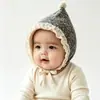 Gorro para Bebé de 0-12 Meses Primavera Otoño Delicado con Adorno de Encaje Gorro Turbante para Niños Niñas Protección para Orejas de Bebé Lindo Gorro de Poner