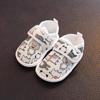 Sapatos de Tecido Jingqi Sapatos de Bebê Primavera e Outono 0-6 Meses 12 Solas Macias Que Não Caem Sapatos de Bebê Masculino e Feminino Estilo Fino de Outono