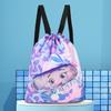 Bolsa de natación para niños Separable húmedo y seco Zapatos Gafas de natación Mochila impermeable Bolsa de almacenamiento para natación Bolsa de aseo con cordón