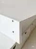 Organizador de escritorio de esquina, caja de almacenamiento de escritorio, soporte para monitor de laptop tipo cajón, soporte para computadora de escritorio para dormitorio