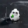 Paisagem em miniatura, figura de panda criativa que brilha no escuro, decoração DIY, pacote surpresa, ornamento para pendurar, pequena peça de exibição para mesa ou carro