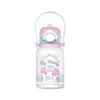 Caneca Térmica Portátil Fofa da Família Sanrio com Alça, Copo de Bebida Ajustável para Crianças com Alça Dupla