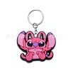 Nuevo Llavero de Stitch Dibujo Animado Lindo Pegamento Suave de PVC Estudiante Bolsa Escolar Colgante DIY Pequeño Regalo Venta Directa de Fábrica