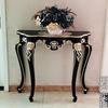 Gabinete de Entrada Minimalista Moderno, Mesa de Entrada Estilo Europeo, Mesa Altar Semicircular Simple Montada en Pared Estilo Europeo, Estante de Almacenamiento para Pasillo del Hogar