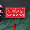 Envelope vermelho dobrável atacado alta qualidade bronzagem casamento feliz aniversário criativo lucro é um envelope vermelho de seis cartas quente