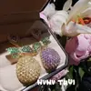 Joyería Retro Día y Noche Estrella Paloma Huevo Piedra Preciosa Anillo Banquete Alta Definición Doble Mariposa Diamante Destellante Conjunto de Anillos