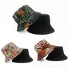 Sombrero de pescador estampado por ambos lados para hombres y mujeres, sombrero de protección solar, sombrero tipo cubo moderno para exteriores, sombrero con estampado de leopardo y estampado de tigre