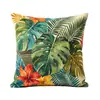Capa de Almofada para Sofá Estilo Europeu e Americano Frutas Tropicais Tecido Imitação de Linho 45x45cm Sala de Estar Quarto Capa de Almofada Decorativa Fabricante